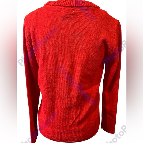 Merry Christmas Poof Christmas Dog Sweater - Picture 4 of 5